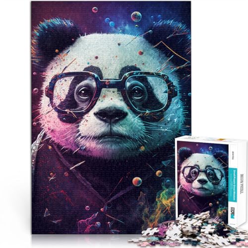 Puzzle für Erwachsene 1000 Teile kosmischer Panda mit Brille Stressabbau 50 x 75 cm Geburtstagsgeschenk Geschenke Wandkunst für Teenager ab 14 Jahren Puzzle für Erwachsene 1000 Teile kosmischer Panda mit Brille Stressabbau 50 x 75 cm Geburtstagsgeschenk Geschenke Wandkunst für Teenager ab 14 Jahren von DLBHSG