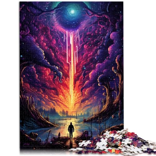 Puzzle für Erwachsene 1000 Teile psychedelische Nachtszene Quizspiel 26 x 38 cm einzigartige Geburtstags- und Geschenkideen für Teenager ab 14 Jahren Puzzle für Erwachsene 1000 Teile psychedelische Nachtszene Quizspiel 26 x 38 cm einzigartige Geburtstags- und Geschenkideen für Teenager ab 14 Jahren von DLBHSG