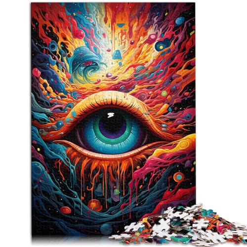 Puzzle für Erwachsene 1000 Teile psychedelische farbige Augen Quizspiel 26 x 38 cm Künstlersammlung Bildende Kunst für 14-Jährige Puzzle für Erwachsene 1000 Teile psychedelische farbige Augen Quizspiel 26 x 38 cm Künstlersammlung Bildende Kunst für 14-Jährige von DLBHSG