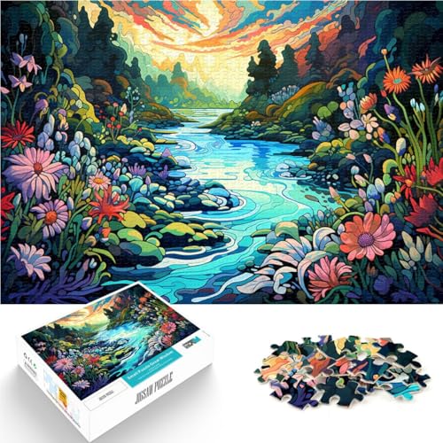 Puzzle für Erwachsene 1000 Teile schöner Bach Lernspielzeug Familienspiele 26 x 38 cm anspruchsvolles Spiel und Familienspiel Puzzle für Erwachsene 1000 Teile schöner Bach Lernspielzeug Familienspiele 26 x 38 cm anspruchsvolles Spiel und Familienspiel von DLBHSG