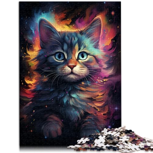 Puzzle für Erwachsene 1000 Teile süße Galaxie-Kätzchen Spiele Spielzeug Geschenk 26 x 38 cm Künstlersammlung bildende Kunst für 14-Jährige Puzzle für Erwachsene 1000 Teile süße Galaxie-Kätzchen Spiele Spielzeug Geschenk 26 x 38 cm Künstlersammlung bildende Kunst für 14-Jährige von DLBHSG