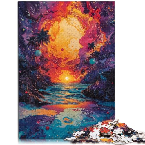 Puzzle für Erwachsene 1000 Teile tropischer Strand DIY-Puzzle Spielzeug 26 x 38 cm Familienspiel Stressabbau schwierige Herausforderung für 14-Jährige Puzzle für Erwachsene 1000 Teile tropischer Strand DIY-Puzzle Spielzeug 26 x 38 cm Familienspiel Stressabbau schwierige Herausforderung für 14-Jährige von DLBHSG