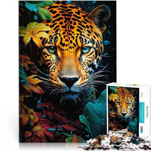 Puzzle für Erwachsene 1000 Teile wildes Leoparden-Quizspiel 26 x 38 cm Wanddekoration einzigartige Geburtstags Teenager ab 14 Jahren Puzzle für Erwachsene 1000 Teile wildes Leoparden-Quizspiel 26 x 38 cm Wanddekoration einzigartige Geburtstags Teenager ab 14 Jahren von DLBHSG