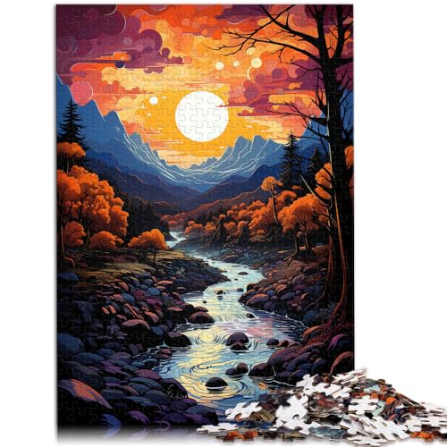 Puzzle für Erwachsene 1000 Teile wunderschöne Fantasielandschaft Familienspaß 50 x 75 cm ganze Familie von DLBHSG