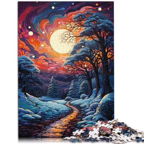 Puzzle für Erwachsene 1000 Teile wunderschöne Fantasielandschaft präzise geschnittenes Puzzle 50 x 75 cm ganze Familie Puzzle für Erwachsene 1000 Teile wunderschöne Fantasielandschaft präzise geschnittenes Puzzle 50 x 75 cm ganze Familie von DLBHSG