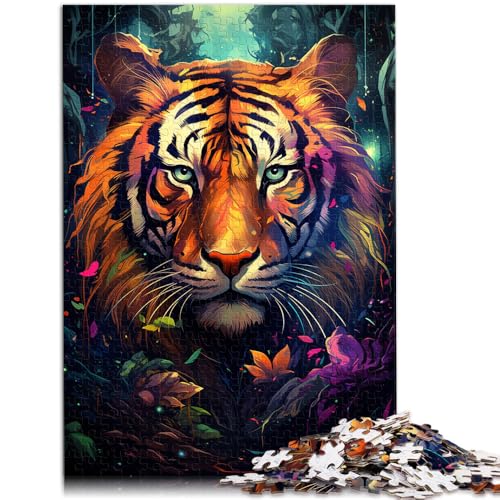 Puzzle für Erwachsene 1000-teiliges Fantasy-Tiger-Puzzle – anspruchsvolles Spiel 50 x 75 cm einzigartige Heimdekoration und Geschenke für 14-Jährige Puzzle für Erwachsene 1000-teiliges Fantasy-Tiger-Puzzle – anspruchsvolles Spiel 50 x 75 cm einzigartige Heimdekoration und Geschenke für 14-Jährige von DLBHSG