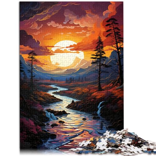 Puzzle mit 1000 Teilen für Erwachsene Mackenzie River Heimdekoration 50 x 75 cm Geburtstagsgeschenk Geschenke Wandkunst für Kinder ab 14 Jahren von DLBHSG