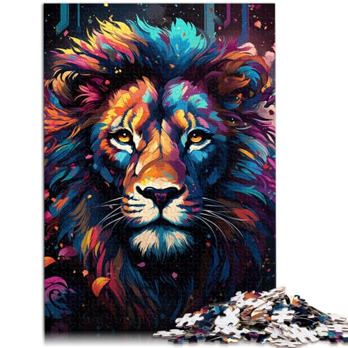 1000-teiliges Puzzle für Erwachsene Löwen-Quizspiel 50 x 75 cm anspruchsvoll zu vervollständigen Aber unterhaltsam und humorvoll für Teenager ab 14 Jahren von DLBHSG