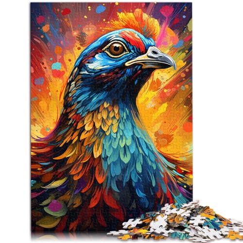 Puzzle für Erwachsene mit 1000 Teilen Wachtel Denkspiel 50 x 75 cm. Helfen Sie dem Gehirn süchtig machendes Spielzeug zu trainieren und Geduld zu fördern von DLBHSG