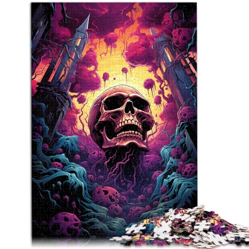 Puzzle für Erwachsene 1000 Teile Totenkopf-Spielzeug Denkspiel 50 x 75 cm jedes Teil ist einzigartig – anspruchsvolles Familienspiel für Teenager ab 14 Jahren von DLBHSG
