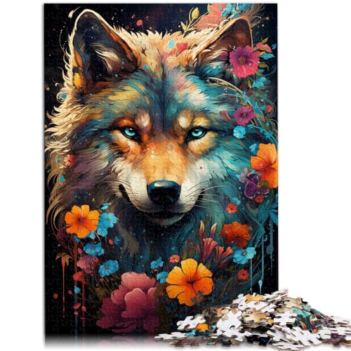 Puzzle für Erwachsene Fantasie-Giraffe 1000-teiliges Puzzle für Erwachsene 19,7 x 29,5 Zoll Holzpuzzle anspruchsvolles Spiel Puzzles für Erwachsene und die Familie von DLBHSG