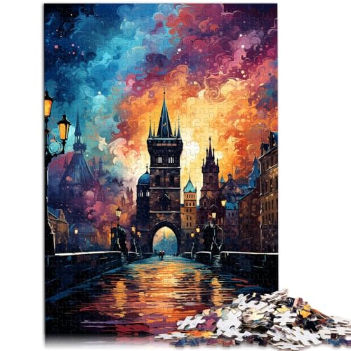 Puzzle für Erwachsene 1000 Teile Karlsbrücke Puzzlespiel 50x75cm Lernspiel für Geburtstag Weihnachten für Kinder ab 14 Jahren von DLBHSG