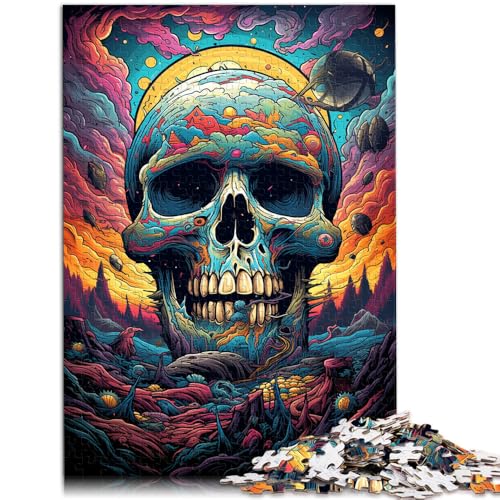 1000-teiliges Puzzle für Erwachsene Planet Skull anspruchsvolles Spiel Geschenke 50 x 75 cm Lernspiel für Geburtstag Weihnachten von DLBHSG