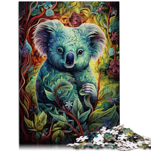 Puzzle für Erwachsene 1000 Teile farbenfrohes Kunst-Koala-Quizspiel 50 x 75 cm zum Stressabbau schwierige Herausforderung für 14-Jährige Puzzle für Erwachsene 1000 Teile farbenfrohes Kunst-Koala-Quizspiel 50 x 75 cm zum Stressabbau schwierige Herausforderung für 14-Jährige von DLBHSG