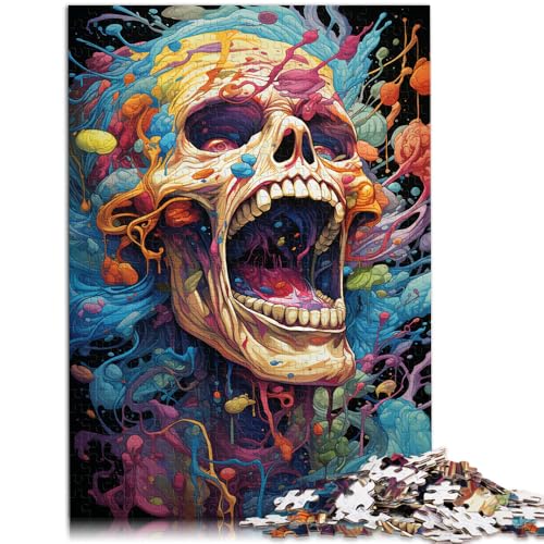 1000-teiliges Puzzle für Erwachsene Totenkopf-Lernspielzeug 50 x 75 cm Stressabbau schwierige Herausforderung für Teenager ab 14 Jahren von DLBHSG