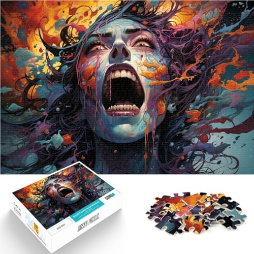 Puzzle für Erwachsene 1000 Teile schwierig 50 x 75 cm ganze Familie für 14-Jährige von DLBHSG