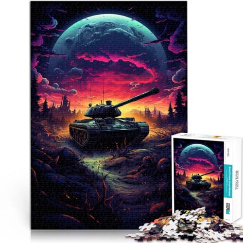 Puzzle für Erwachsene 1000 Teile Kunstpanzer Lernspielzeug 50 x 75 cm ganze Familie für Teenager ab 14 Jahren von DLBHSG