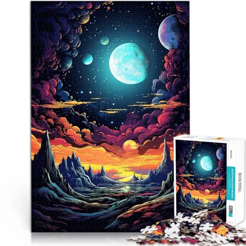 Puzzle für Erwachsene 1000 Teile „The City Sunset“ Familienspaß 50 x 75 cm ganze Familie für Teenager ab 14 Jahren von DLBHSG