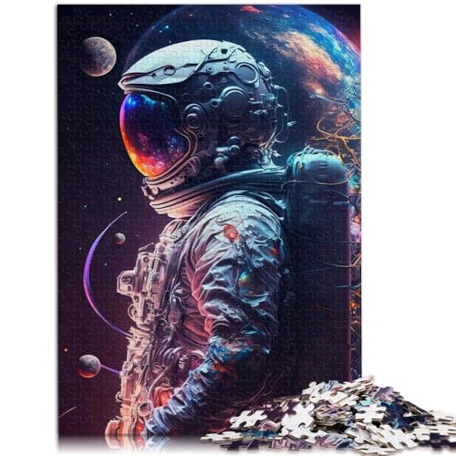 1000-Teile-Puzzle für Erwachsene farbige Astronauten-Spiele für die ganze Familie 50 x 75 cm anspruchsvolles Spiel und Familienspiel für Teenager ab 14 Jahren von DLBHSG