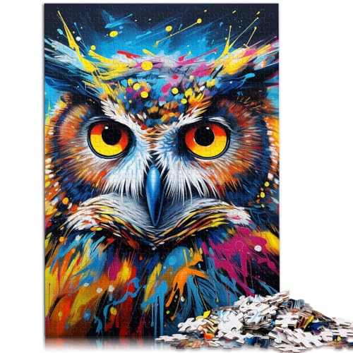 Puzzle für Erwachsene 1000 Teile Tier-Eule pädagogisches Spielzeug zum Stressabbau 50 x 75 cm fördert die Liebe zwischen Paaren Puzzle für Erwachsene 1000 Teile Tier-Eule pädagogisches Spielzeug zum Stressabbau 50 x 75 cm fördert die Liebe zwischen Paaren von DLBHSG