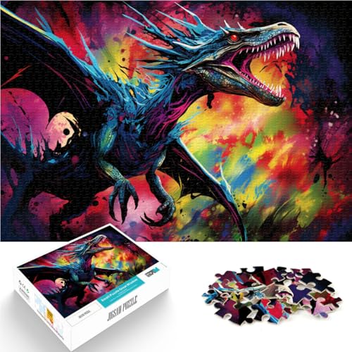 Puzzle für Erwachsene Puzzle „Color Lake“ 1000 Teile 50x75cm Holzpuzzle lustige Puzzlespiele für Erwachsene und Kinder ab 14 Jahren von DLBHSG