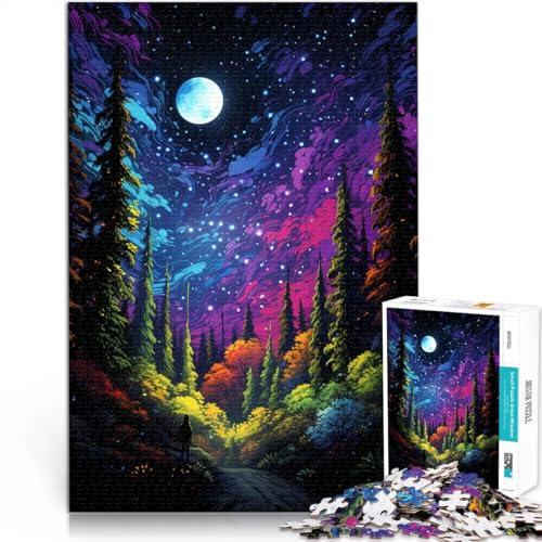 Puzzle für Erwachsene 1000 Teile Kunstwald Lernspiele für Zuhause DIY-Spielzeug 50 x 75 cm Fördert die Liebe zwischen Paaren für Kinder ab 14 Jahren von DLBHSG