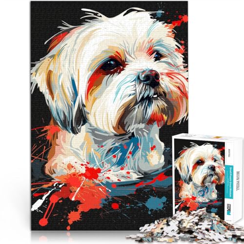 Puzzle für Erwachsene Stadt 1000 Teile 19,7 x 29,5 Zoll Holzpuzzle Denksportaufgaben für Erwachsene für Erwachsene und Kinder ab 14 Jahren von DLBHSG