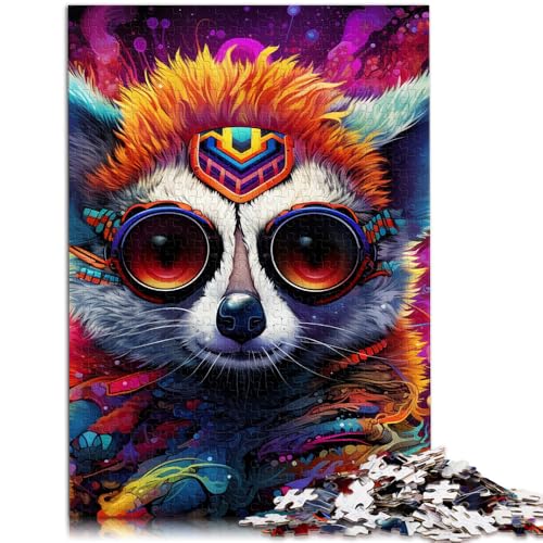 Puzzle für Erwachsene 1000 Teile Tierlemur anspruchsvolles Spiel Geschenke 50 x 75 cm ganze Familie von DLBHSG