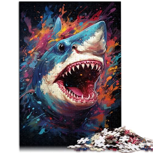 Puzzle für Erwachsene Tier Bunte Hunde 1000 Teile Puzzle 50x75cm Holzpuzzle Lernspiele für Zuhause DIY-Spielzeug für Erwachsene und Kinder ab 14 Jahren von DLBHSG