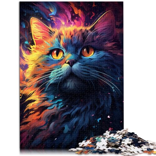 1000-teiliges Puzzle für Erwachsene. Galaxy Cat-Quizspiel 50 x 75 cm ganze Familie. Geeignet für Jugendliche ab 14 Jahren. von DLBHSG