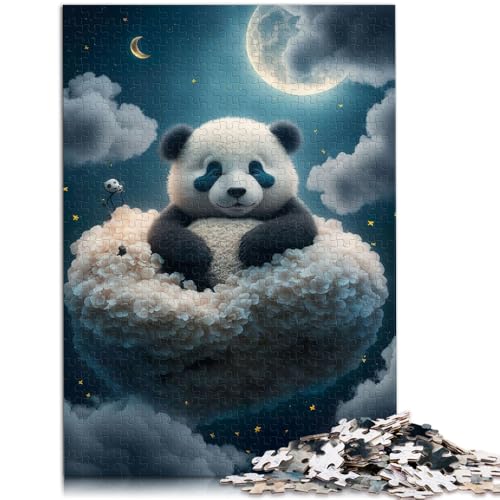 1000-teiliges Puzzle für Erwachsene Träumender Panda pädagogisches Spielzeug zum Stressabbau 50 x 75 cm Lernspiel für Geburtstag Weihnachten von DLBHSG
