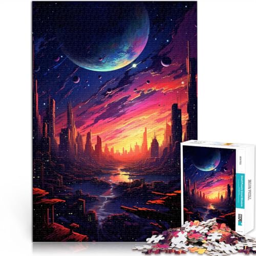 Puzzle für Erwachsene mit 1000 Teilen „Der Sonnenuntergang in der Stadt“ Denkspiel 26 x 38 cm anspruchsvolles Spiel und Familienspiel für Teenager ab 14 Jahren Puzzle für Erwachsene mit 1000 Teilen „Der Sonnenuntergang in der Stadt“ Denkspiel 26 x 38 cm anspruchsvolles Spiel und Familienspiel für Teenager ab 14 Jahren von DLBHSG