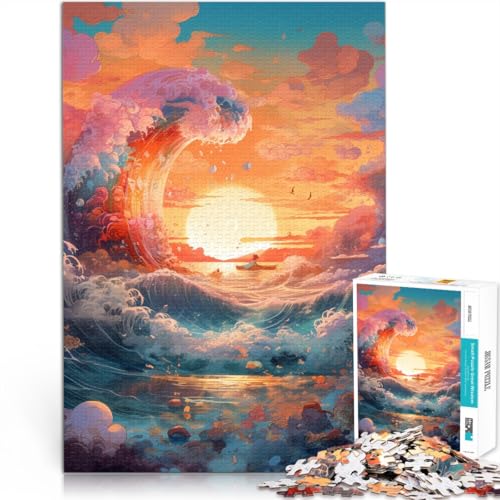 Puzzle für Erwachsene mit 1000 Teilen „Sonne auf dem Meer“ Denkspiel 26 x 38 cm ganze Familie für Teenager ab 14 Jahren Puzzle für Erwachsene mit 1000 Teilen „Sonne auf dem Meer“ Denkspiel 26 x 38 cm ganze Familie für Teenager ab 14 Jahren von DLBHSG
