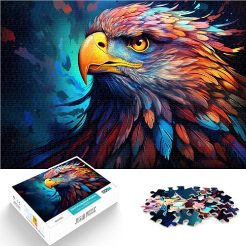 Puzzle für Erwachsene mit 1000 Teilen Adler-Puzzle Kunstwerk 26 x 38 cm Herausforderung für die Gehirnintelligenz süchtig machendes Spielzeug für Teenager ab 14 Jahren Puzzle für Erwachsene mit 1000 Teilen Adler-Puzzle Kunstwerk 26 x 38 cm Herausforderung für die Gehirnintelligenz süchtig machendes Spielzeug für Teenager ab 14 Jahren von DLBHSG