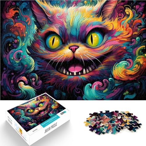 Puzzle für Erwachsene mit 1000 Teilen Alice Cat für Familienspaß 50 x 75 cm ganze Familie für Teenager ab 14 Jahren von DLBHSG