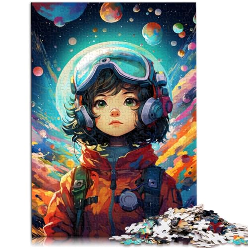 Puzzle für Erwachsene mit 1000 Teilen Astronaut Denksportaufgabe für Kinder 26 x 38 cm Lernspiel für Geburtstag Weihnachten für Kinder ab 14 Jahren von DLBHSG