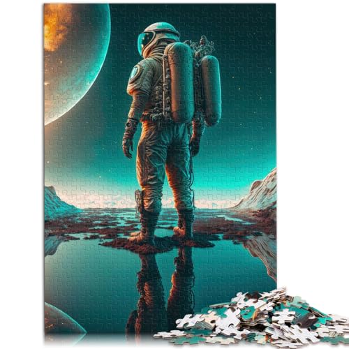 Puzzle für Erwachsene mit 1000 Teilen Astronaut auf einem neuen Planeten Spielzeug Denkspiel 50 x 75 cm Geschenke für Freunde und Familie für Teenager ab 14 Jahren Puzzle für Erwachsene mit 1000 Teilen Astronaut auf einem neuen Planeten Spielzeug Denkspiel 50 x 75 cm Geschenke für Freunde und Familie für Teenager ab 14 Jahren von DLBHSG