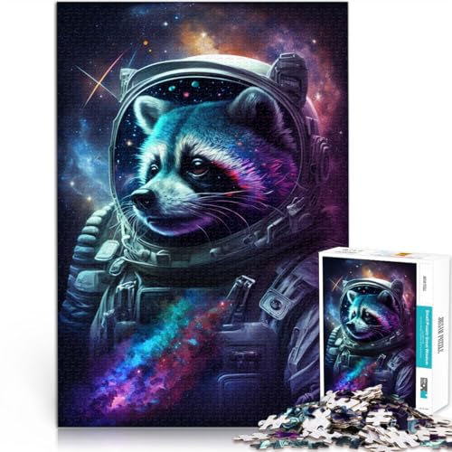Puzzle für Erwachsene mit 1000 Teilen Astronauten-Waschbär-Spielzeug Denkspiel 26 x 38 cm Geburtstagsgeschenk Geschenke Wandkunst für 14-Jährige Puzzle für Erwachsene mit 1000 Teilen Astronauten-Waschbär-Spielzeug Denkspiel 26 x 38 cm Geburtstagsgeschenk Geschenke Wandkunst für 14-Jährige von DLBHSG