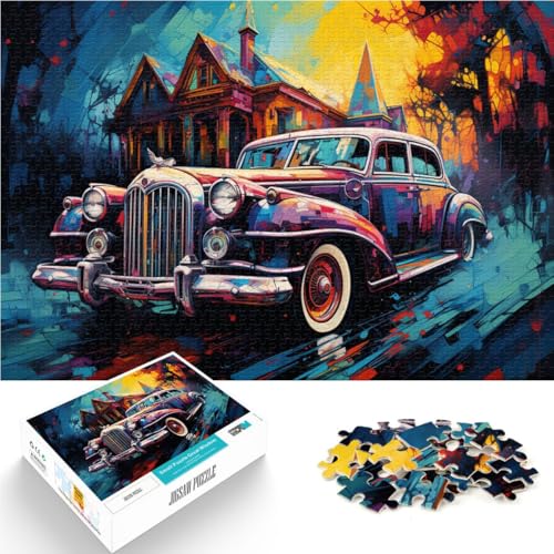 Puzzle für Erwachsene mit 1000 Teilen Auto Denkspiel 26 x 38 cm ganze Familie. Geeignet für Jugendliche ab 14 Jahren. von DLBHSG