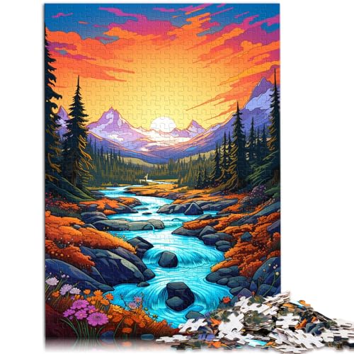 Puzzle für Erwachsene mit 1000 Teilen Berge Wildblumen bei Sonnenuntergang Denkspiel 50 x 75 cm Stressabbau Urlaub zu Hause Zeit totschlagen Puzzle für Erwachsene mit 1000 Teilen Berge Wildblumen bei Sonnenuntergang Denkspiel 50 x 75 cm Stressabbau Urlaub zu Hause Zeit totschlagen von DLBHSG