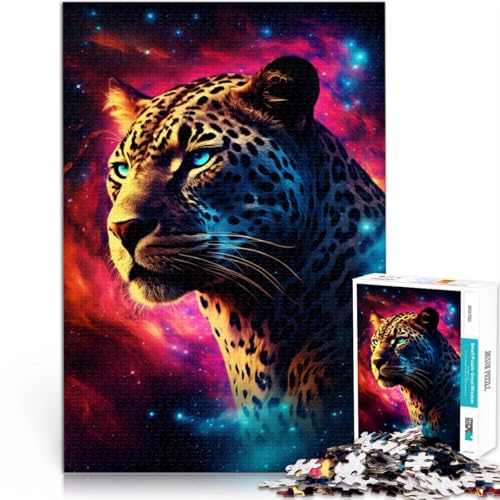 Puzzle für Erwachsene mit 1000 Teilen Cosmic Leopard Spielzeug Denkspiel 26 x 38 cm tolles Geschenk für die ganze Familie für Teenager ab 14 Jahren Puzzle für Erwachsene mit 1000 Teilen Cosmic Leopard Spielzeug Denkspiel 26 x 38 cm tolles Geschenk für die ganze Familie für Teenager ab 14 Jahren von DLBHSG