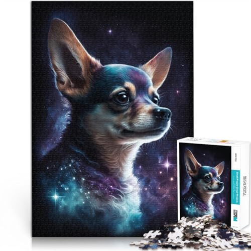 Puzzle für Erwachsene mit 1000 Teilen Galaxy Chihuahua Denkspiel 50 x 75 cm ganze Familie für Teenager ab 14 Jahren Puzzle für Erwachsene mit 1000 Teilen Galaxy Chihuahua Denkspiel 50 x 75 cm ganze Familie für Teenager ab 14 Jahren von DLBHSG