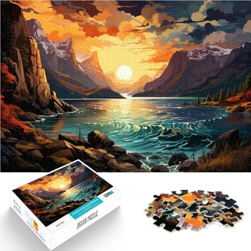 Puzzle für Erwachsene mit 1000 Teilen Landschaftskunst Denkspiel 50 x 75 cm anspruchsvolles Spiel und Familienspiel für Teenager ab 14 Jahren Puzzle für Erwachsene mit 1000 Teilen Landschaftskunst Denkspiel 50 x 75 cm anspruchsvolles Spiel und Familienspiel für Teenager ab 14 Jahren von DLBHSG