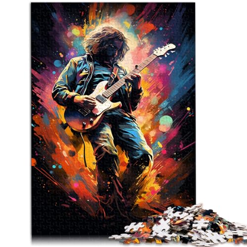Puzzle für Erwachsene mit 1000 Teilen Mann spielt Gitarre schwieriges Puzzle 26 x 38 cm Geburtstagsgeschenk Geschenke Wandkunst für Teenager ab 14 Jahren Puzzle für Erwachsene mit 1000 Teilen Mann spielt Gitarre schwieriges Puzzle 26 x 38 cm Geburtstagsgeschenk Geschenke Wandkunst für Teenager ab 14 Jahren von DLBHSG