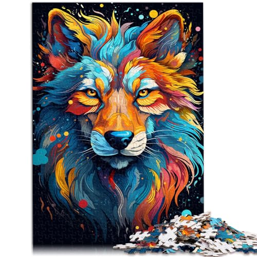 Puzzle für Erwachsene mit 1000 Teilen PaintingColorWolfArt Denkspiel 26 x 38 cm einzigartige Heimdekoration und Geschenke für 14-Jährige Puzzle für Erwachsene mit 1000 Teilen PaintingColorWolfArt Denkspiel 26 x 38 cm einzigartige Heimdekoration und Geschenke für 14-Jährige von DLBHSG