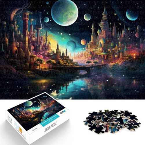 Puzzle für Erwachsene mit 1000 Teilen Planet City Spielzeug Denkspiel 26 x 38 cm Künstlersammlung bildende Kunst für Teenager ab 14 Jahren Puzzle für Erwachsene mit 1000 Teilen Planet City Spielzeug Denkspiel 26 x 38 cm Künstlersammlung bildende Kunst für Teenager ab 14 Jahren von DLBHSG