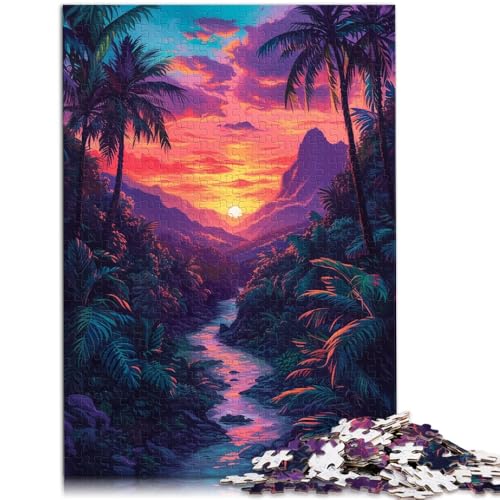 Puzzle für Erwachsene mit 1000 Teilen Psychedelischer Sonnenuntergang Denkspiel 26 x 38 cm Künstlersammlung bildende Kunst für Teenager ab 14 Jahren Puzzle für Erwachsene mit 1000 Teilen Psychedelischer Sonnenuntergang Denkspiel 26 x 38 cm Künstlersammlung bildende Kunst für Teenager ab 14 Jahren von DLBHSG