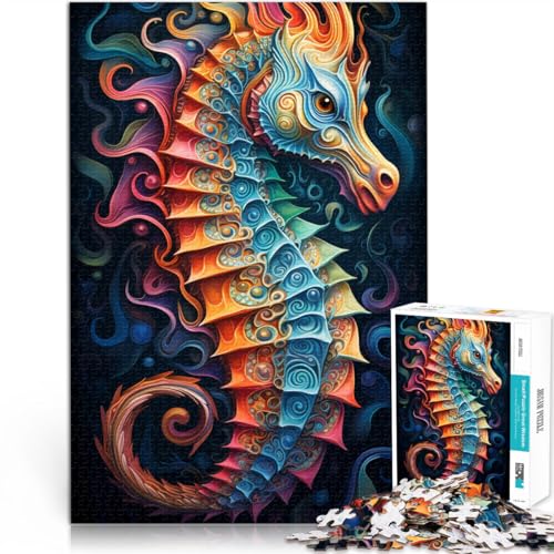 Puzzle für Erwachsene mit 1000 Teilen Seepferdchen Denkspiel 50 x 75 cm ganze Familie für 14-Jährige Puzzle für Erwachsene mit 1000 Teilen Seepferdchen Denkspiel 50 x 75 cm ganze Familie für 14-Jährige von DLBHSG