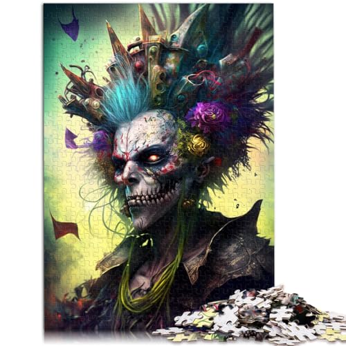 Puzzle für Erwachsene mit 1000 Teilen Skelettkunst Denkspiel 26 x 38 cm anspruchsvoll Aber unterhaltsam und humorvoll für Teenager ab 14 Jahren von DLBHSG