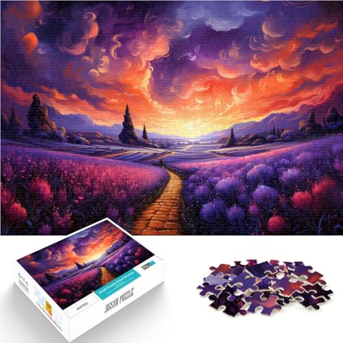 Puzzle für Erwachsene mit 1000 Teilen Sonnenuntergang über Lavendel Denkspiel 26 x 38 cm anspruchsvolles Spiel und Familienspiel für Teenager ab 14 Jahren Puzzle für Erwachsene mit 1000 Teilen Sonnenuntergang über Lavendel Denkspiel 26 x 38 cm anspruchsvolles Spiel und Familienspiel für Teenager ab 14 Jahren von DLBHSG